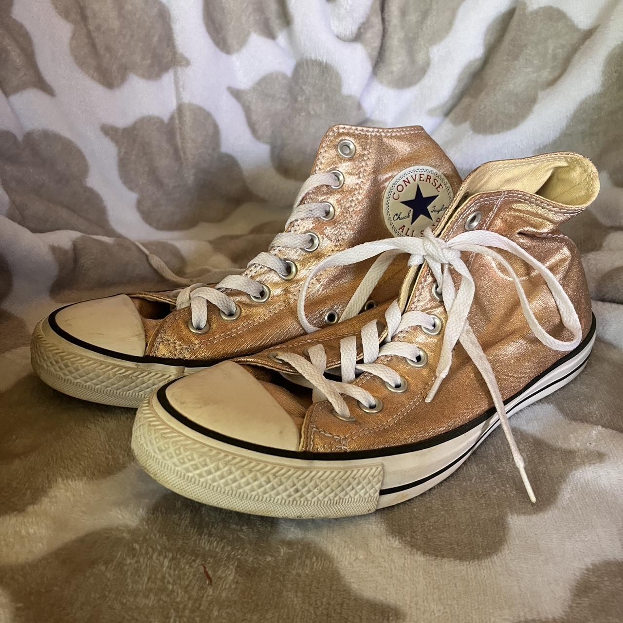 Converse Women's Sneakers Tan/Gold US – Rose gold metallic