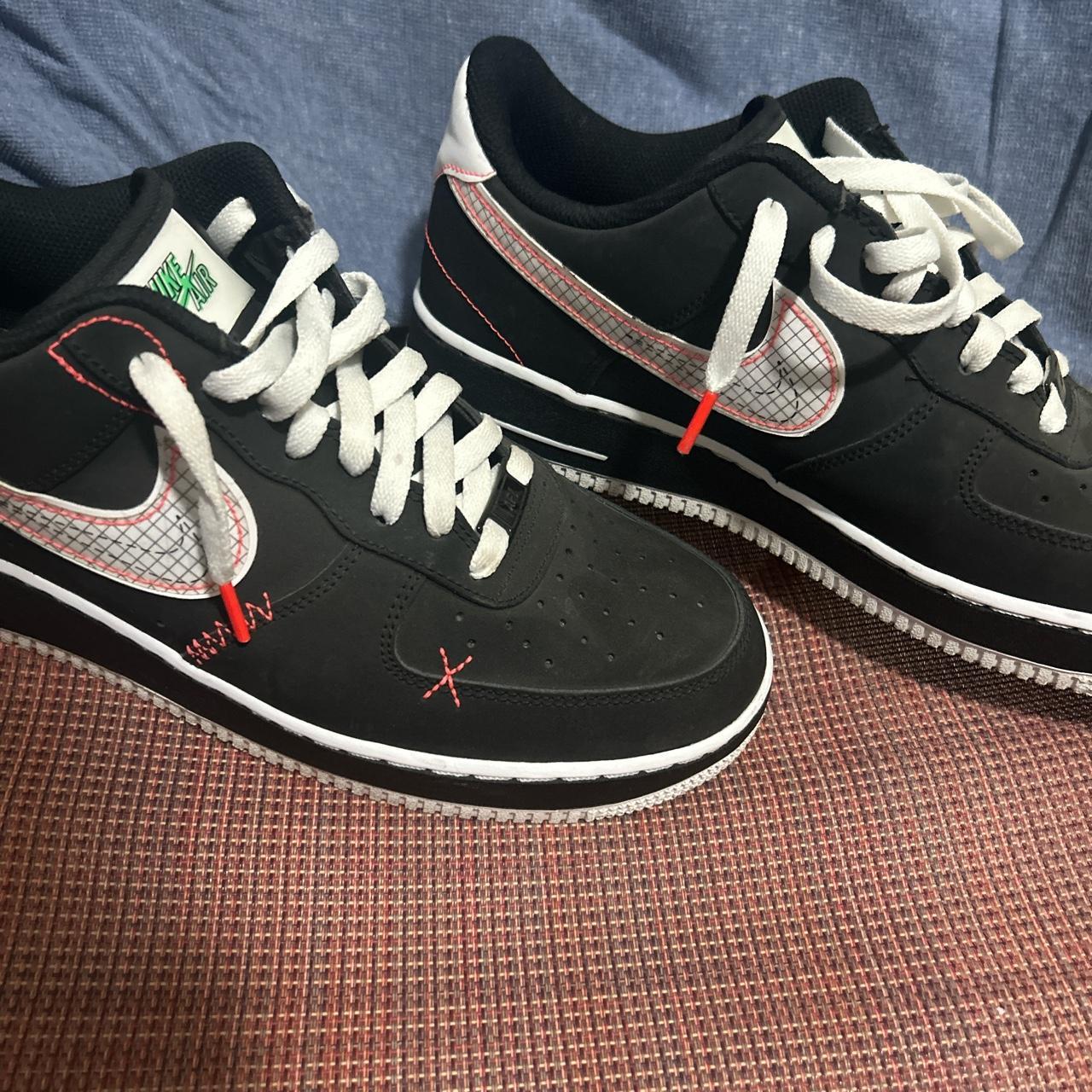 Nike air force 1 low schematic best sale black white bright crimson