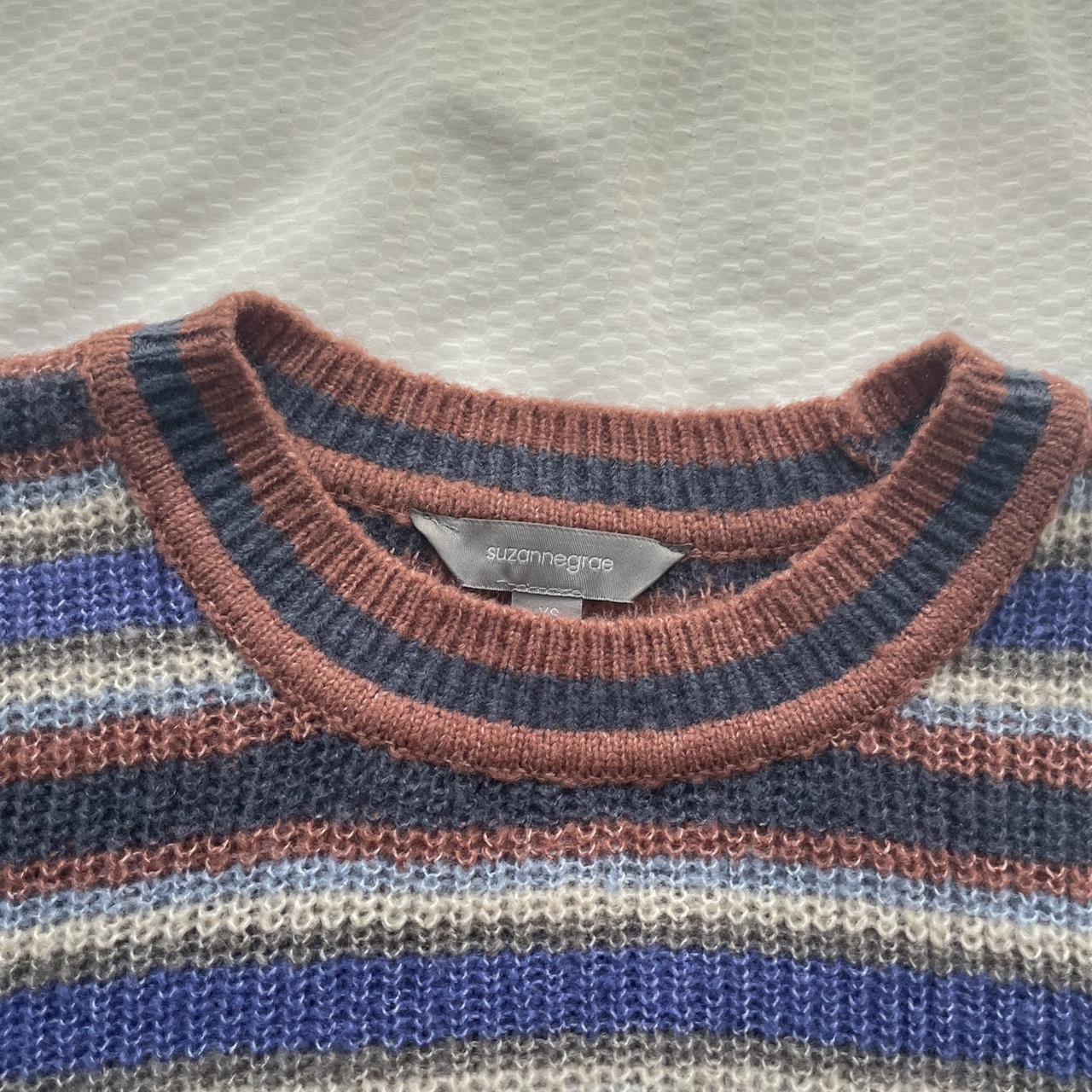 Oversized Striped Sweater So Cozy And Comfortable Depop