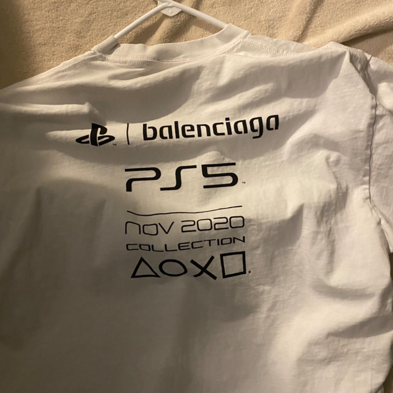 BALENCIAGA PS5 Tシャツ NOV 2020 Balenciaga x Sony PlayStation 5 Merch Collaboration