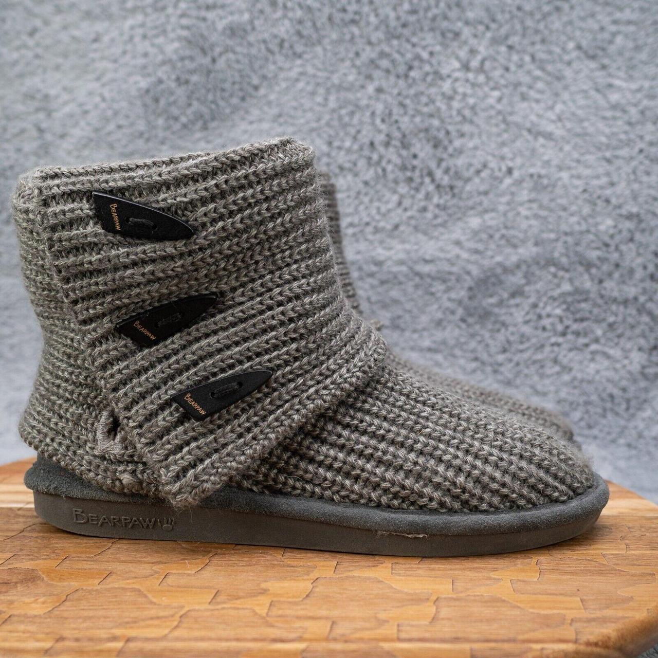 BEARPAW Women s Knit Tall Winter Boot Size . Depop