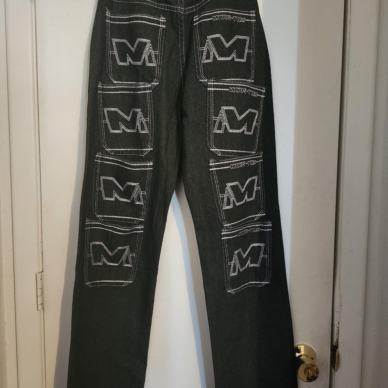 👖 Minus-Two White Multi Pocket Jeans Jeans: Small:... - Depop