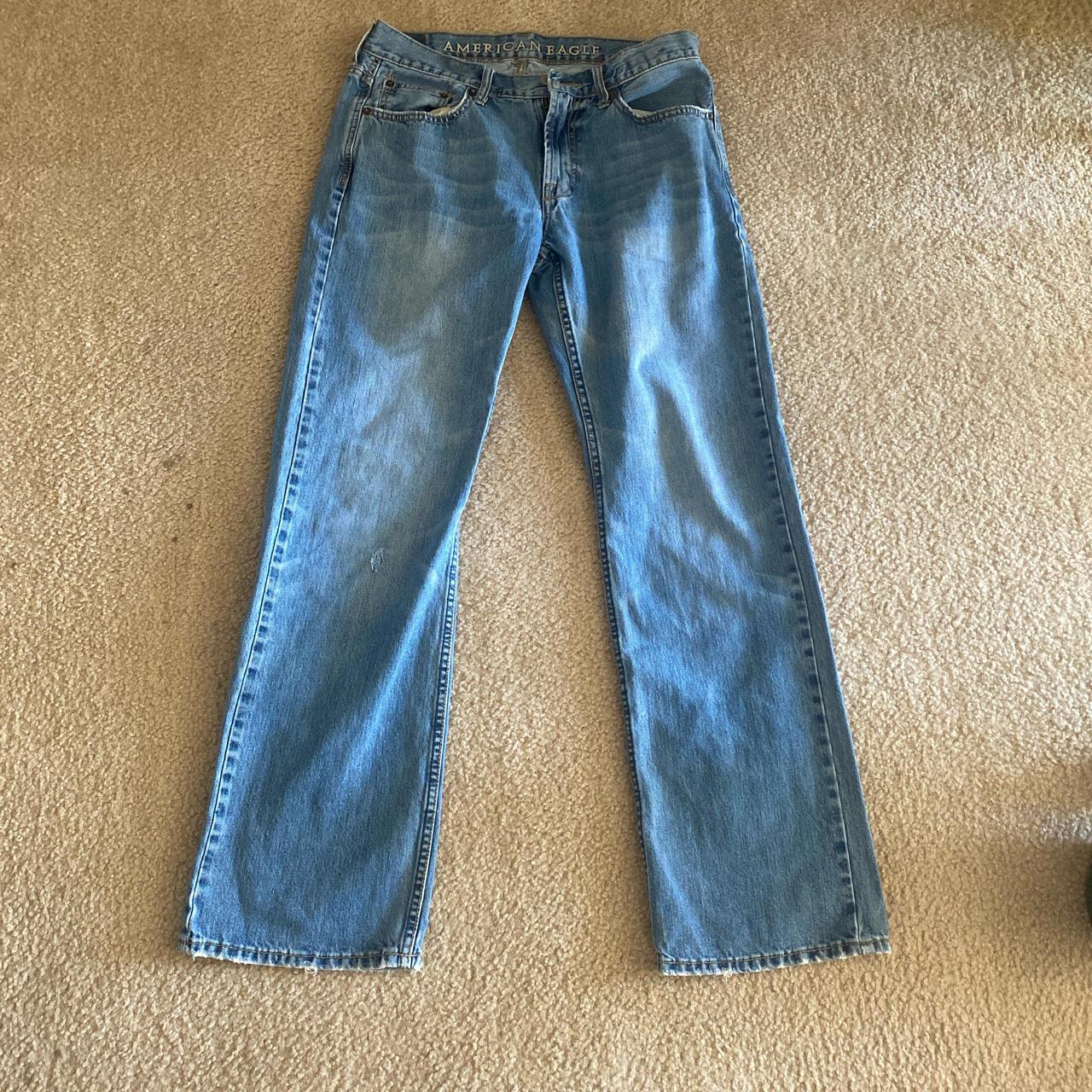 baggy american eagle jeans • 32x34 • great... - Depop