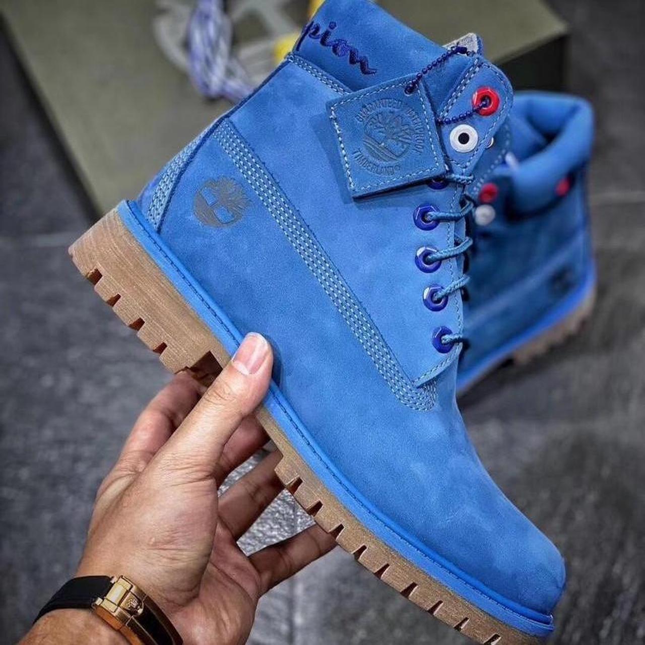Men's Timberland x Champion Boots “Bright Depop