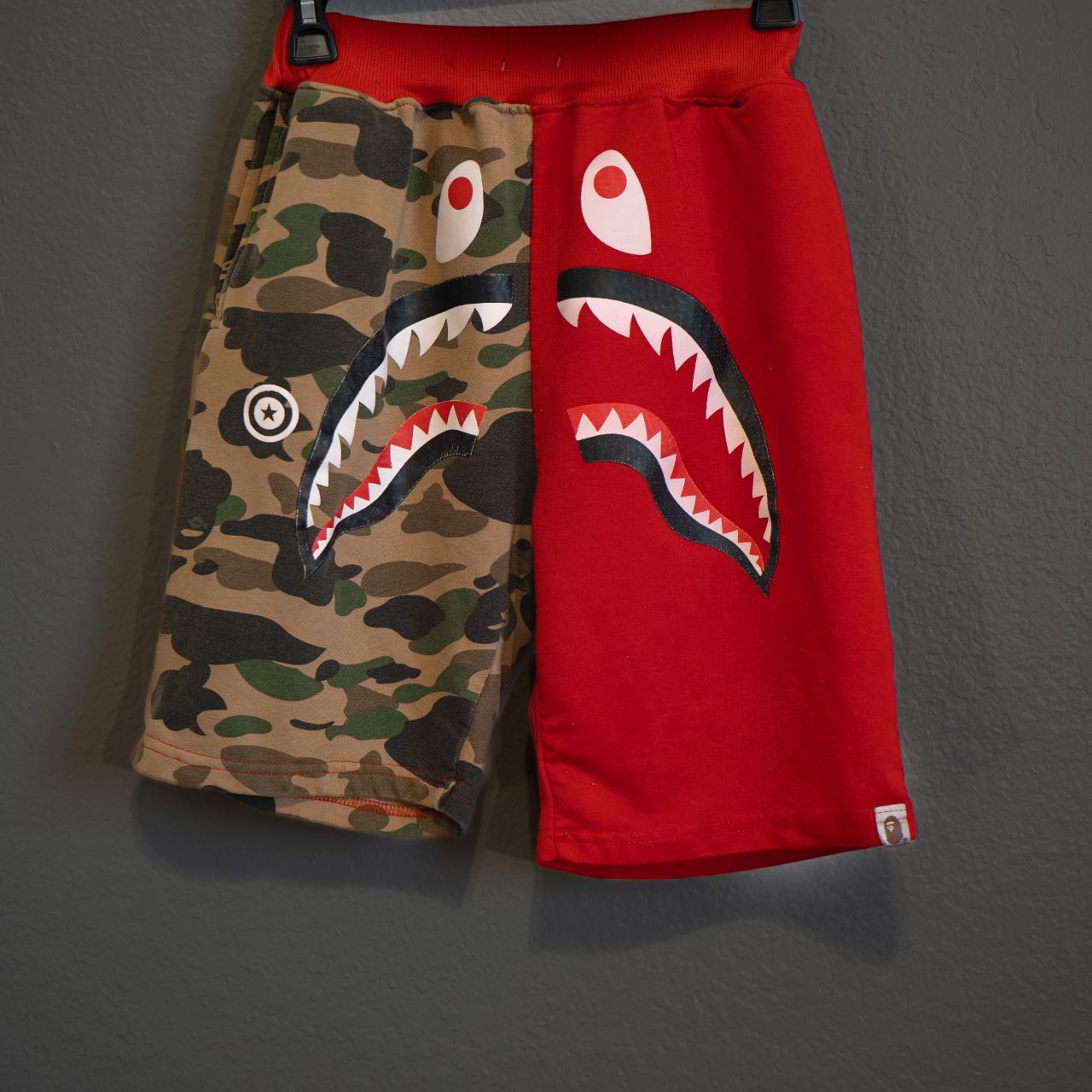 Kids Bape Shorts (Tag and stitching stickers included) - Depop