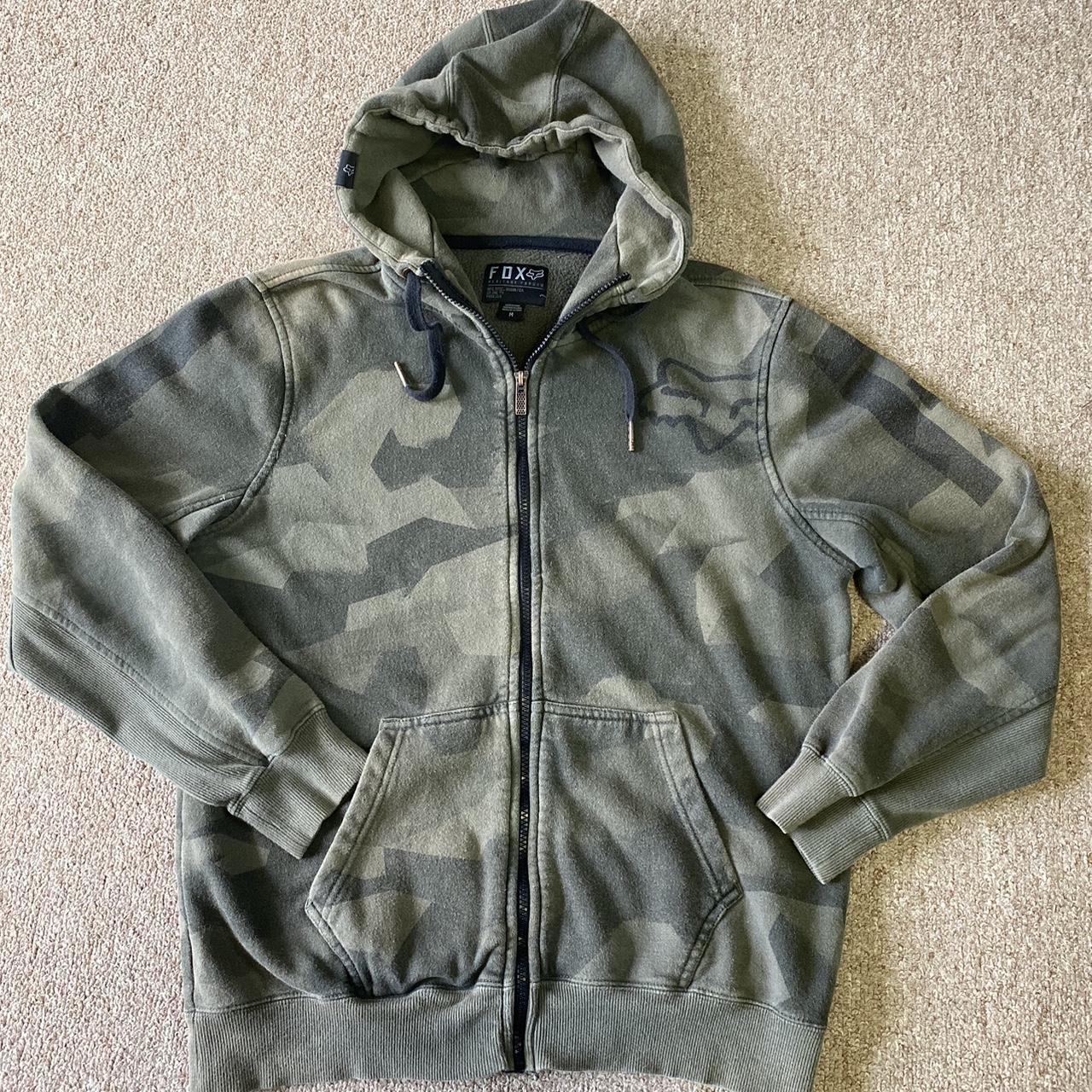 Y2K Fox M camo hoodie in VGC (no major