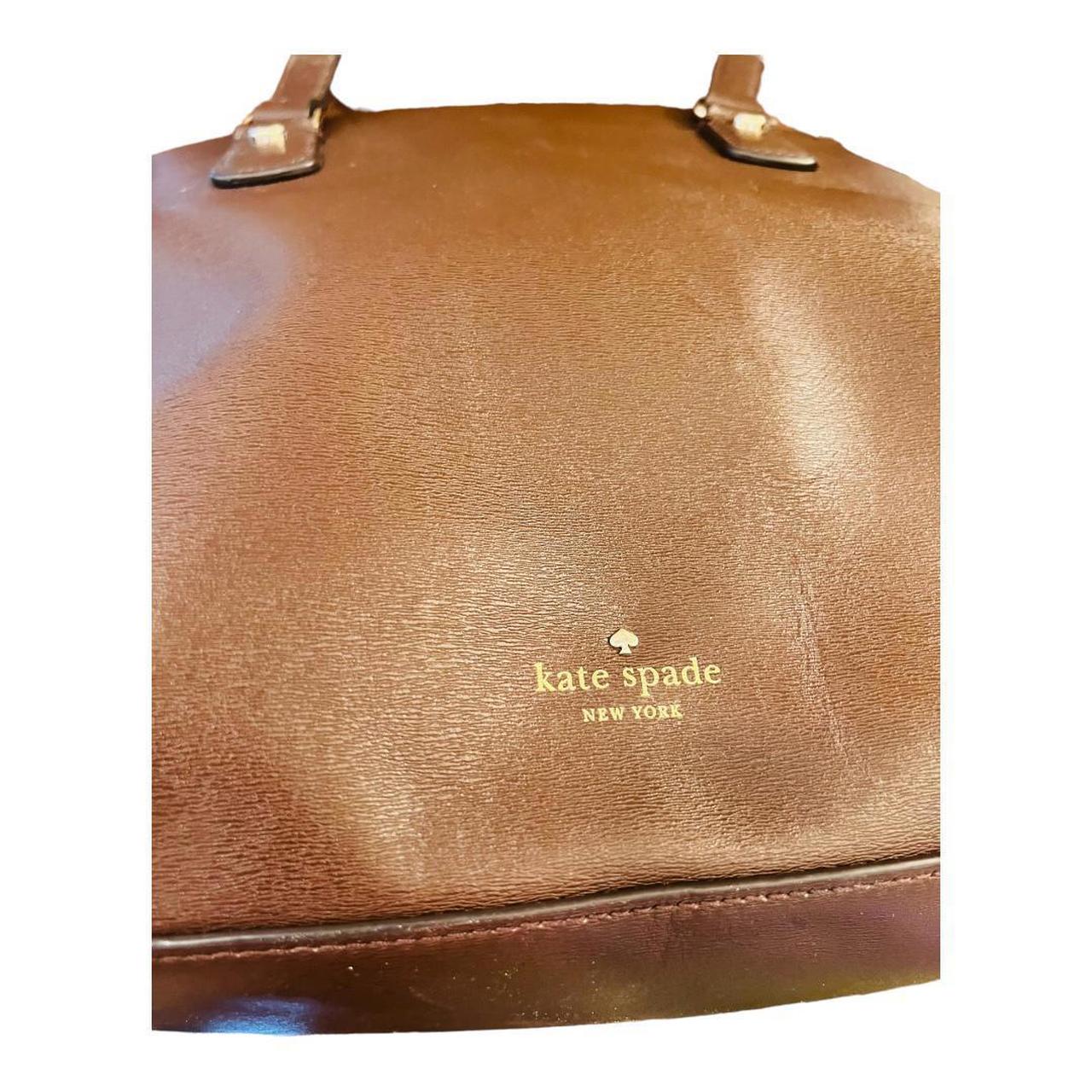 Kate Spade Purse Dome Satchel Nichols Street Reiley Bag Chocolate Brown discount