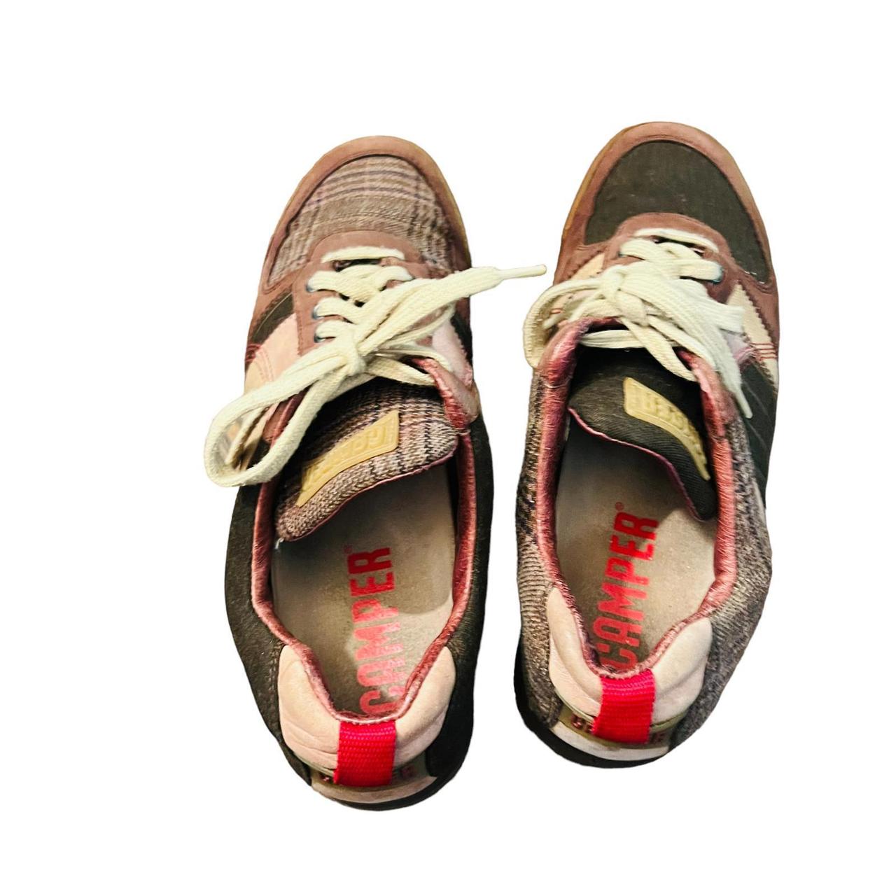 Camper Twins mismatched sneakers Size 38 (7.5) brown... Depop