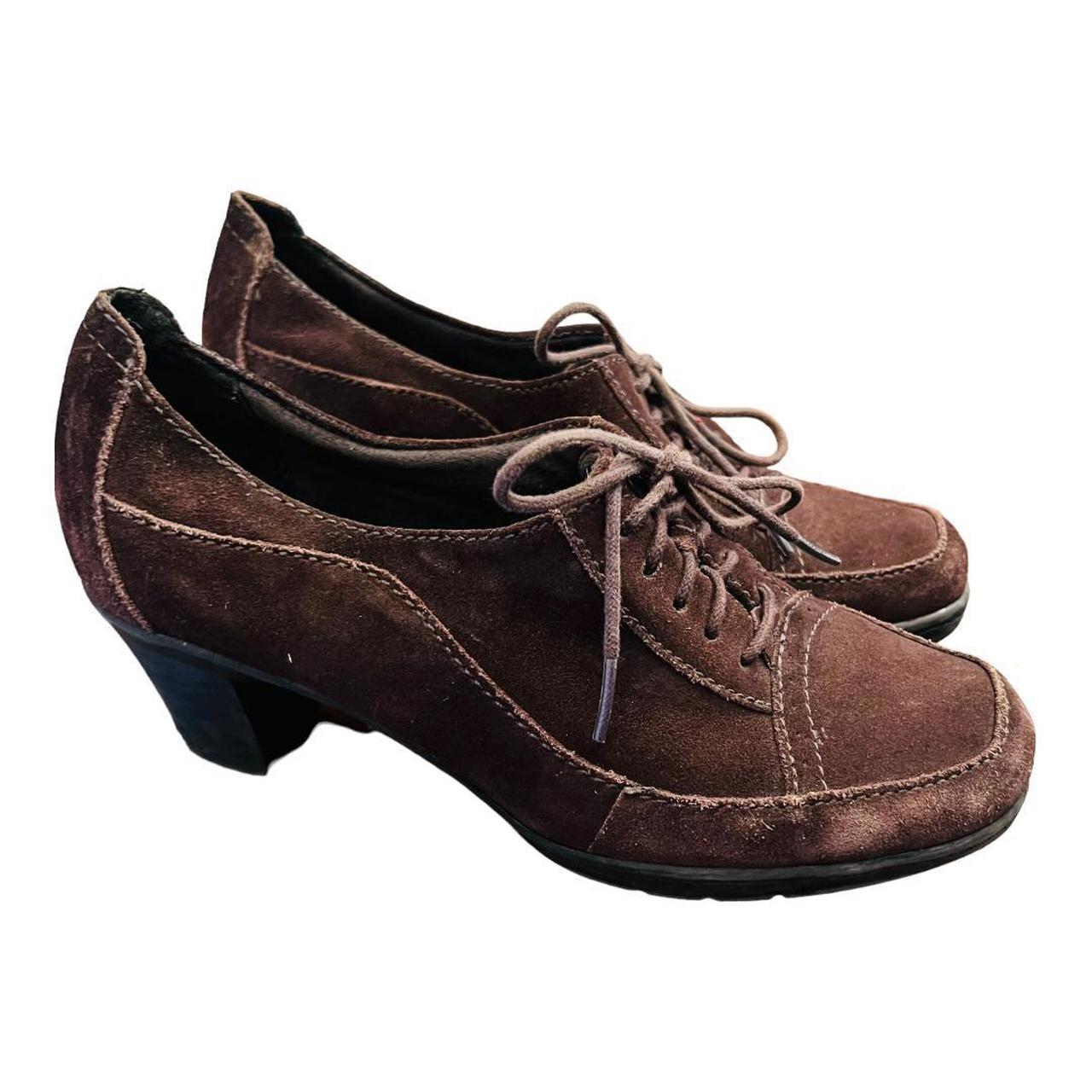 Clarks oxford heels online