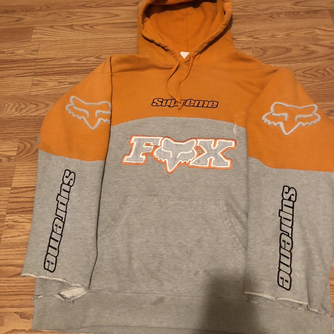 Fox x sales supreme hoodie