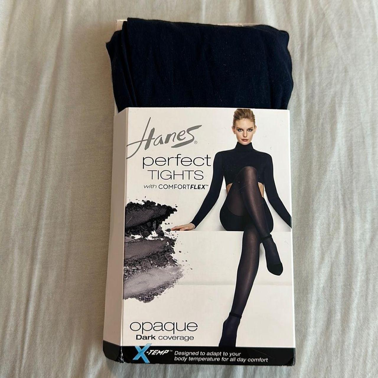 NWT Hanes Perfect Tights with Comfortflex Opaque... - Depop