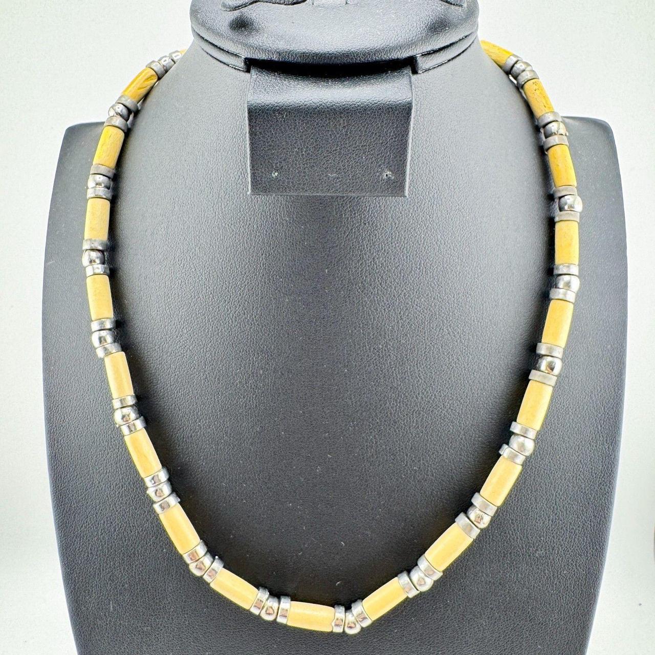 Source Unknown Women's Necklace - Tan/Silver – Vi… - image 6