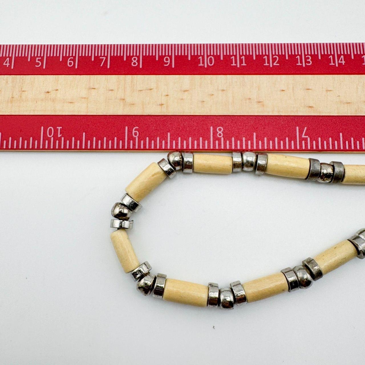 Source Unknown Women's Necklace - Tan/Silver – Vi… - image 8