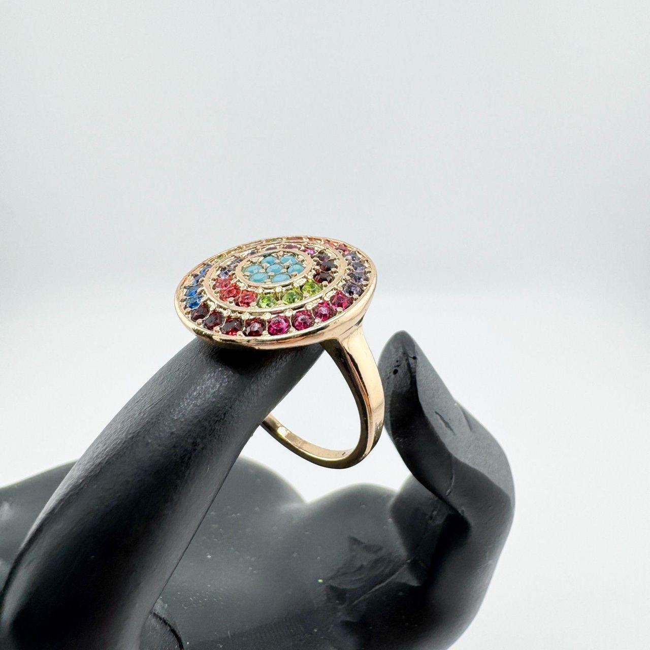 Source Unknown Women's Ring - Blue/Pink – Vintage… - image 4