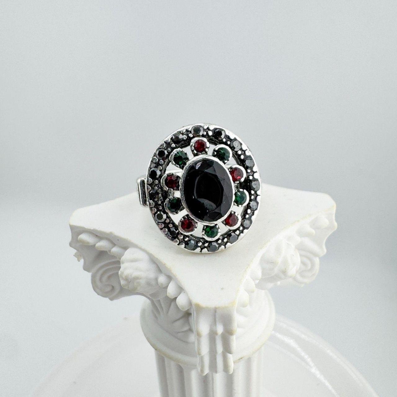 Source Unknown Women's Ring - Red/Green – Vintage… - image 5