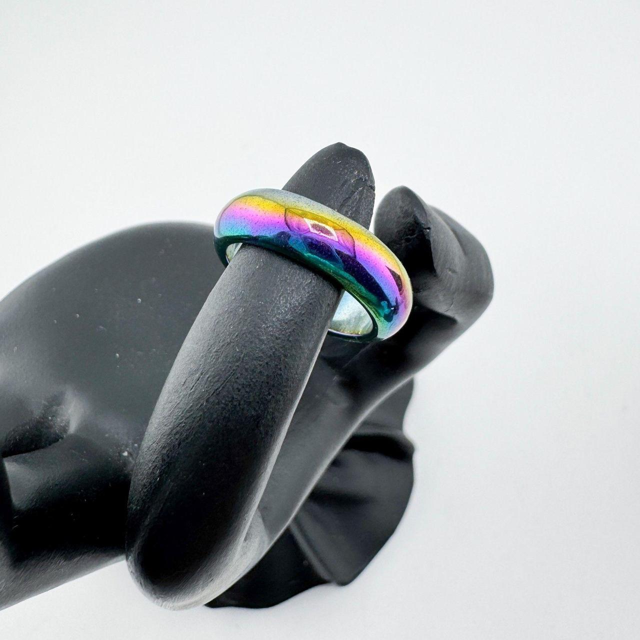 Source Unknown Women's Ring - Multi/Pink – Vintag… - image 1