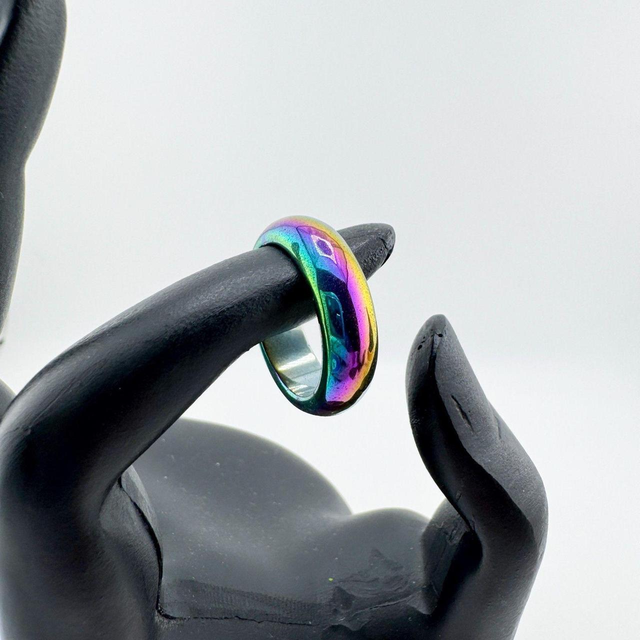 Source Unknown Women's Ring - Multi/Pink – Vintag… - image 3