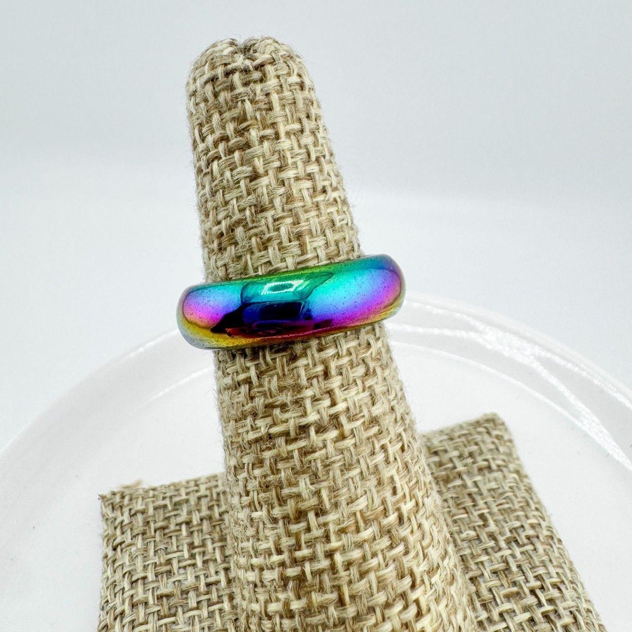 Source Unknown Women's Ring - Multi/Pink – Vintag… - image 7