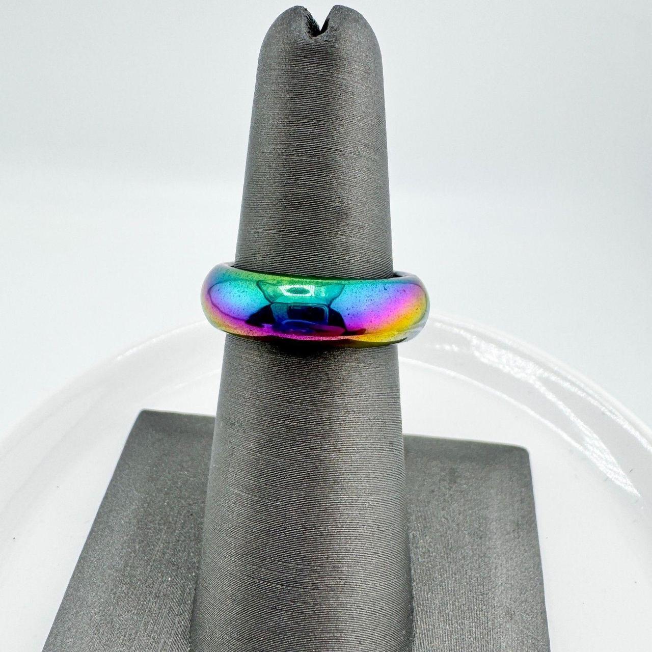 Source Unknown Women's Ring - Multi/Pink – Vintag… - image 6