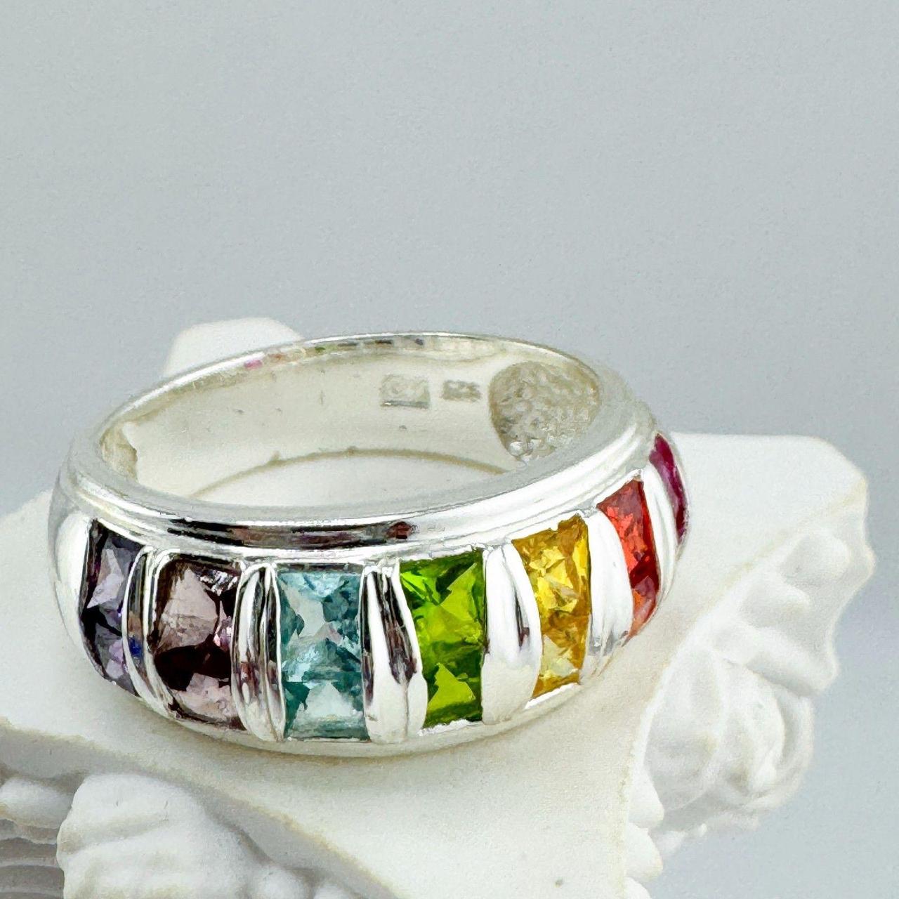 Source Unknown Women's Ring - Multi/Silver – Vint… - image 6