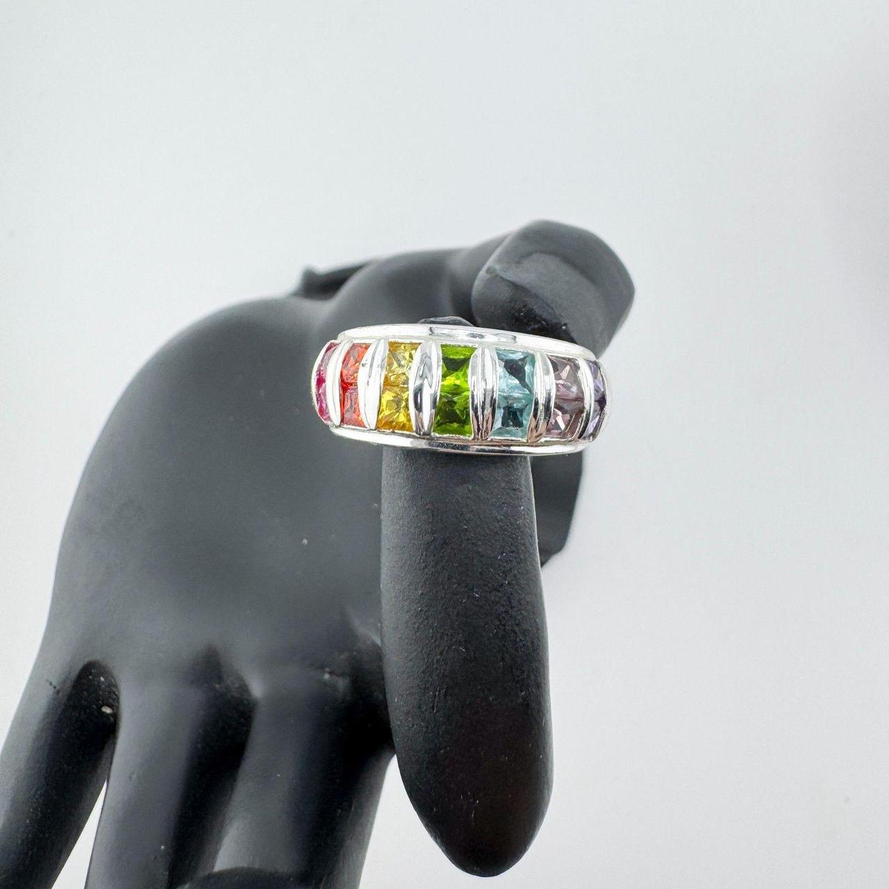 Source Unknown Women's Ring - Multi/Silver – Vint… - image 5