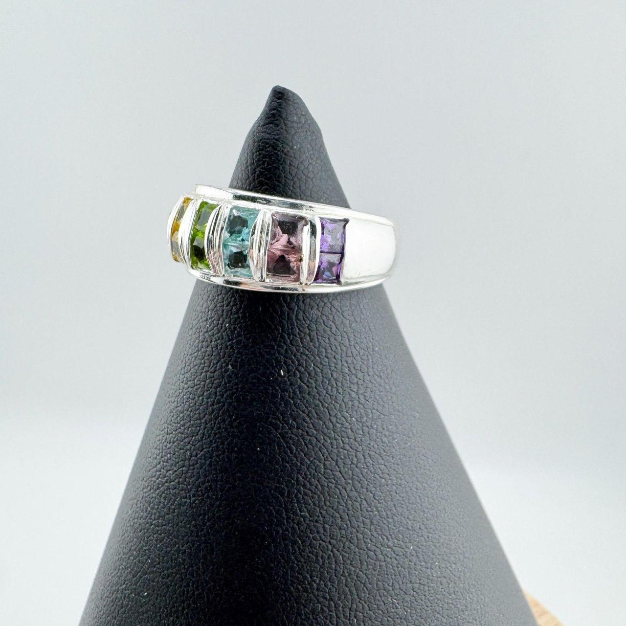 Source Unknown Women's Ring - Multi/Silver – Vint… - image 4
