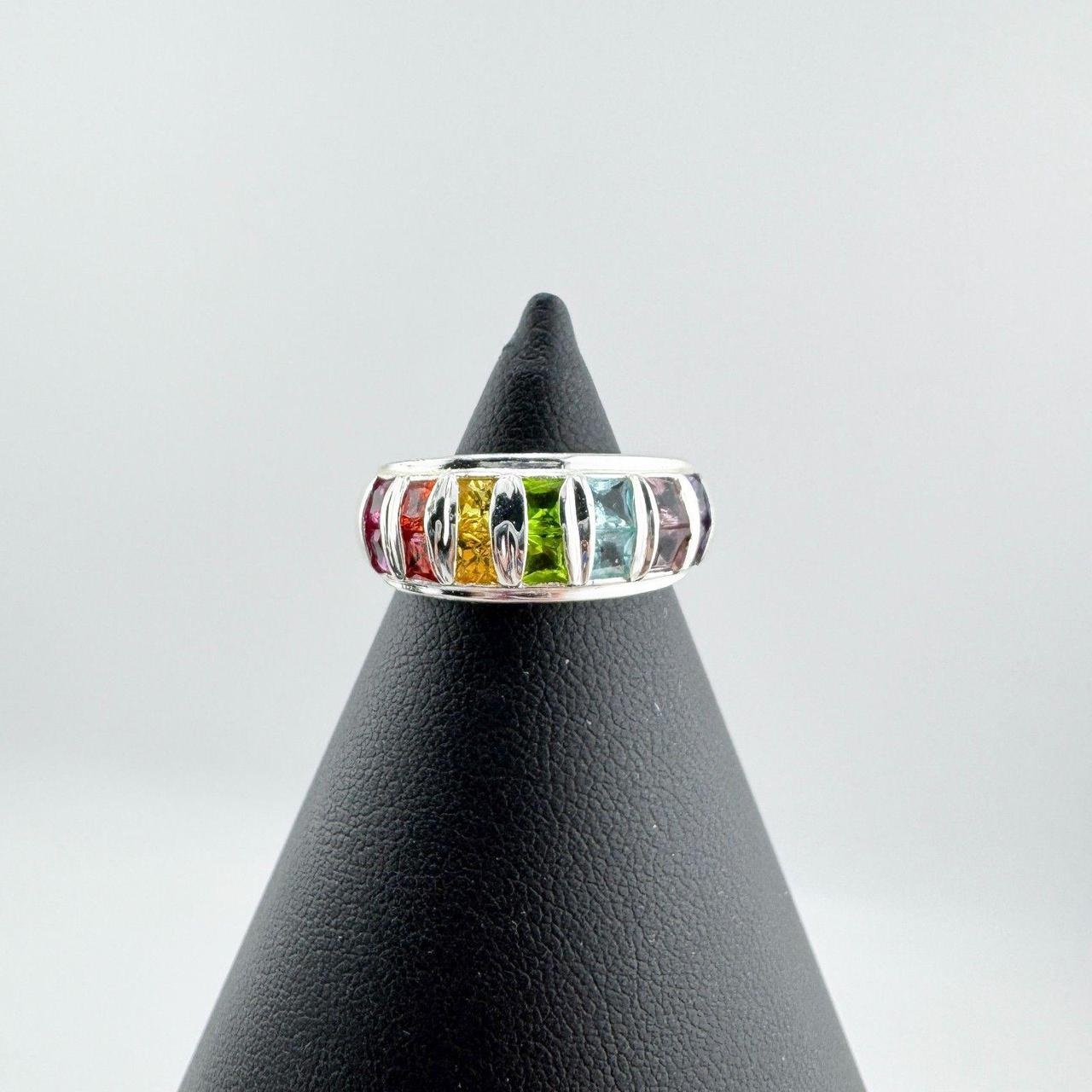 Source Unknown Women's Ring - Multi/Silver – Vint… - image 1