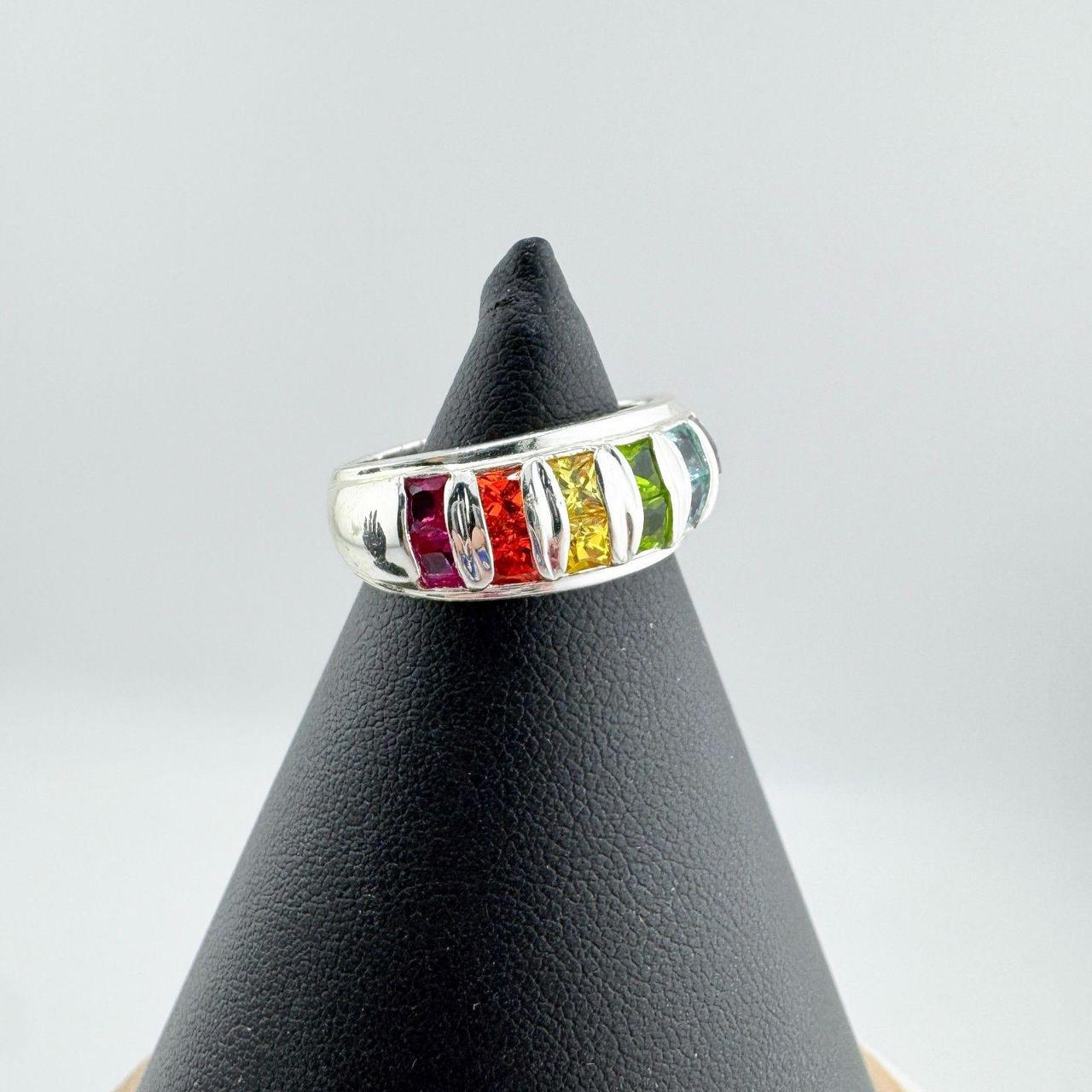 Source Unknown Women's Ring - Multi/Silver – Vint… - image 3