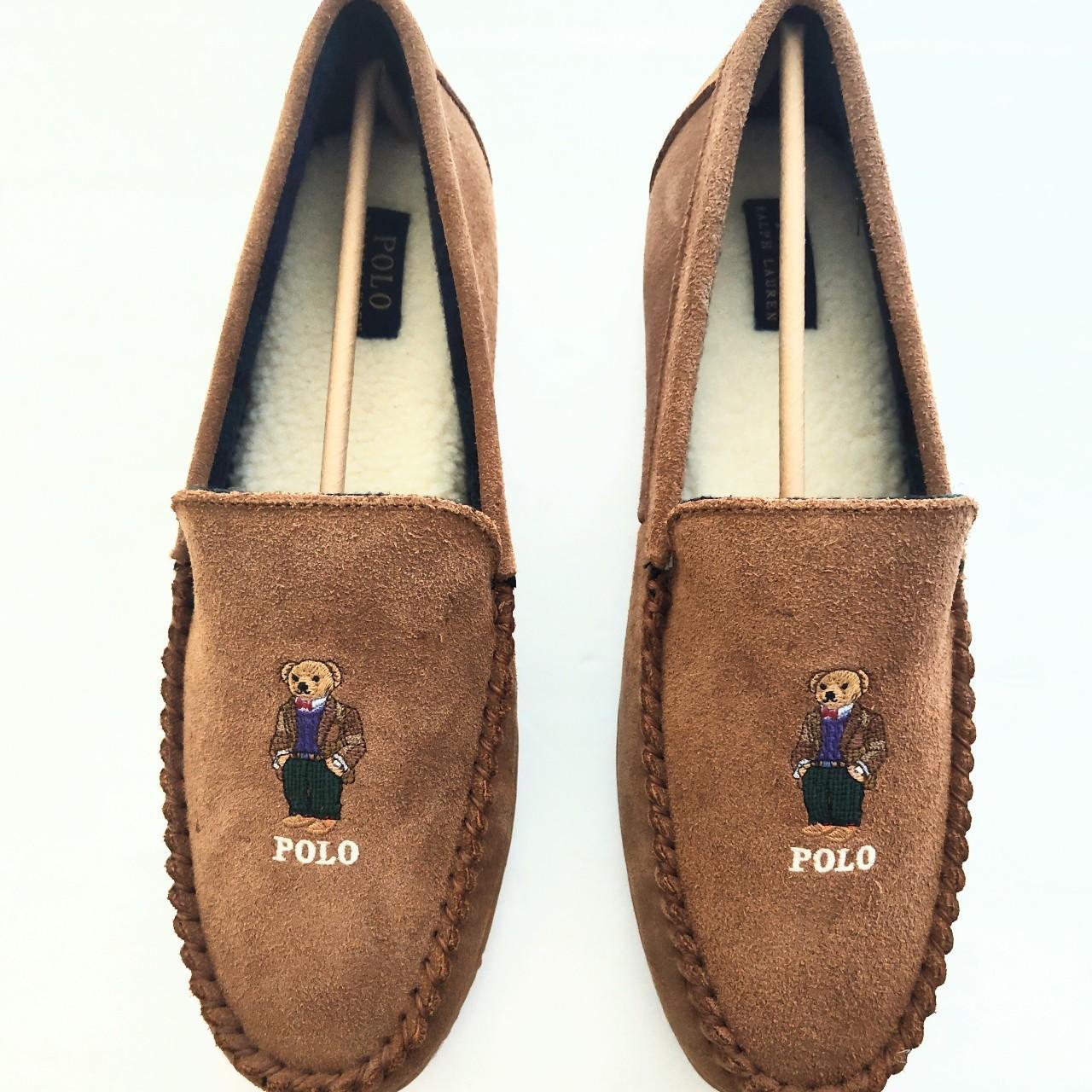 POLO RALPH LAUREN Brenan Maddison Bear Suede. Depop