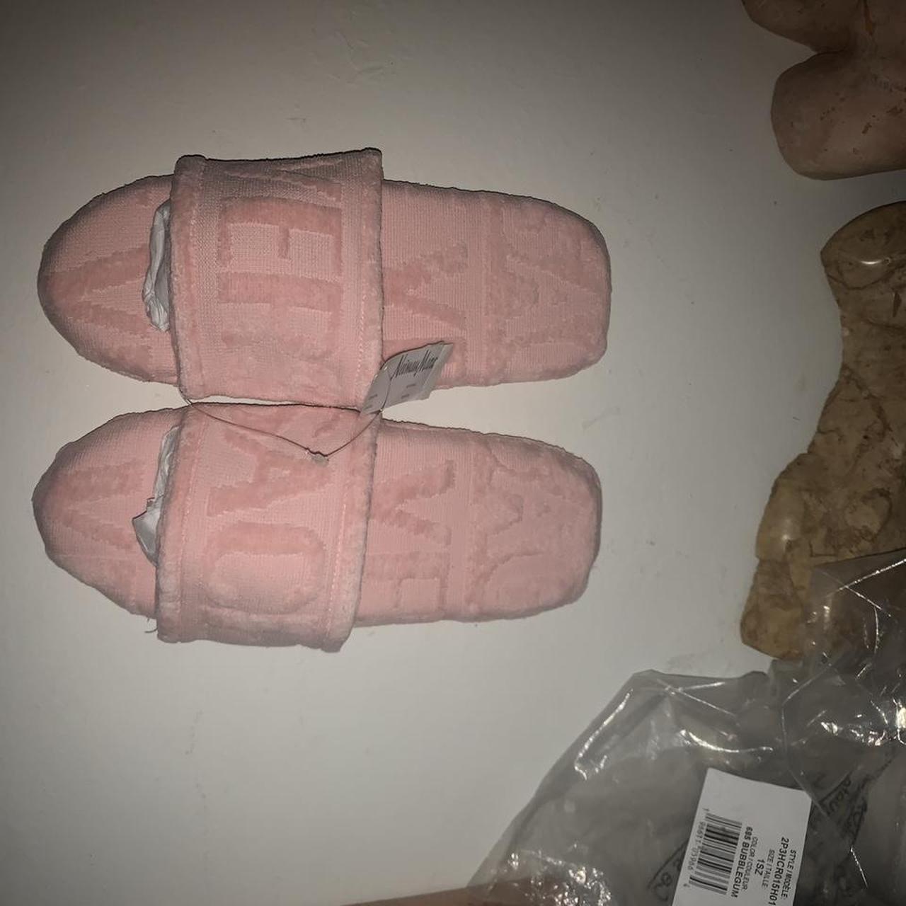 Versace Allover Slippers Pink
