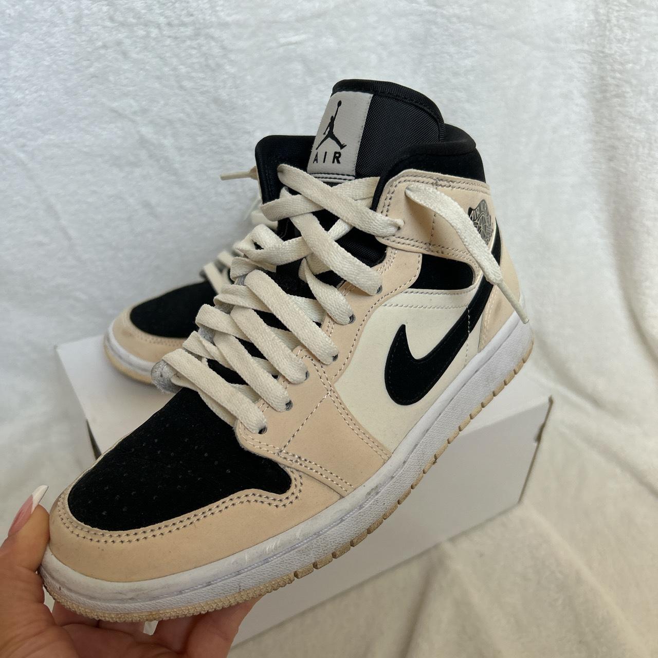 barely orange mid jordan 1