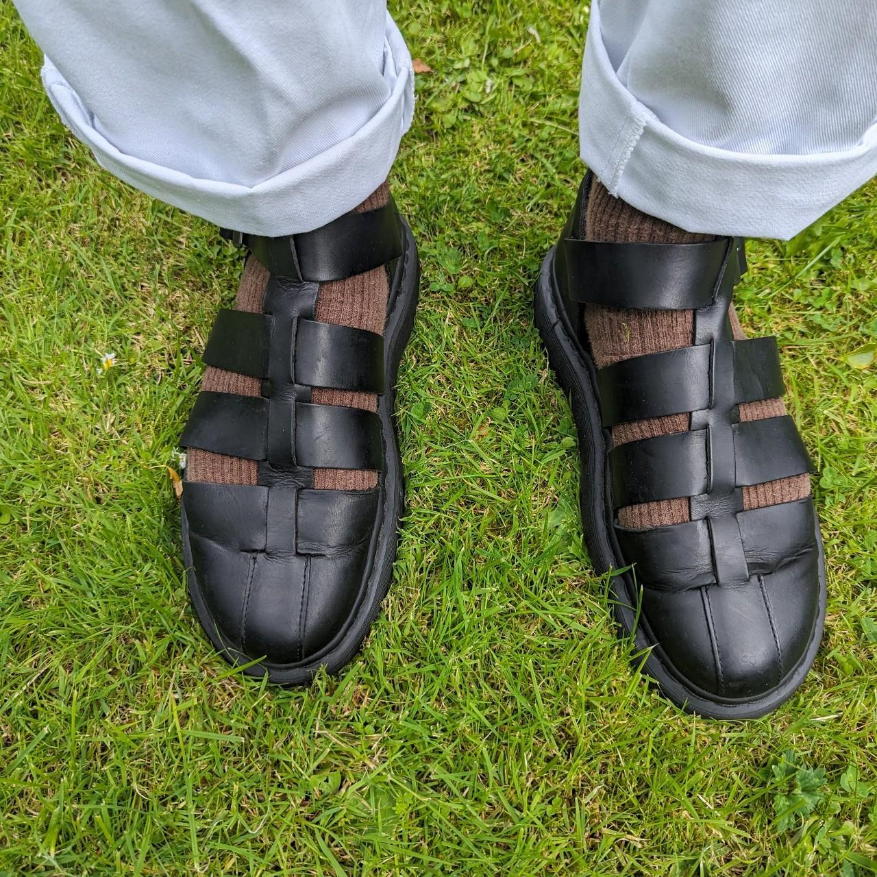 NEW IN BOX! - Dr Martens GERALDO Black Leather Sandals