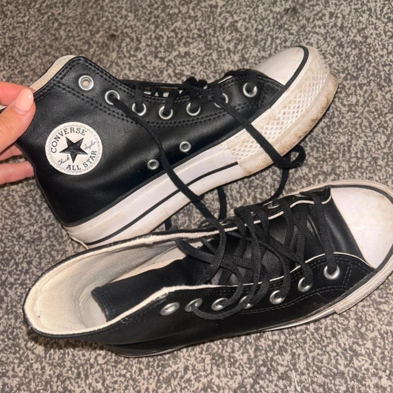 Black converse 3.5 best sale