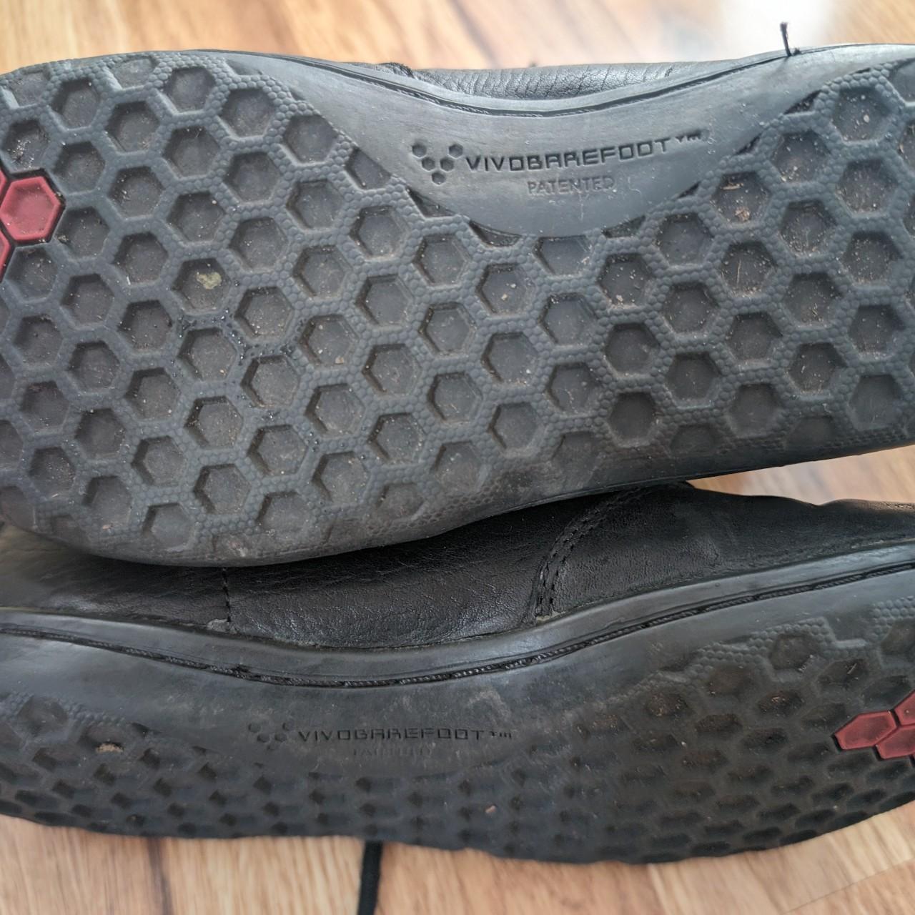 Vivo Barefoot Black Leather Boots, barely worn.... - Depop