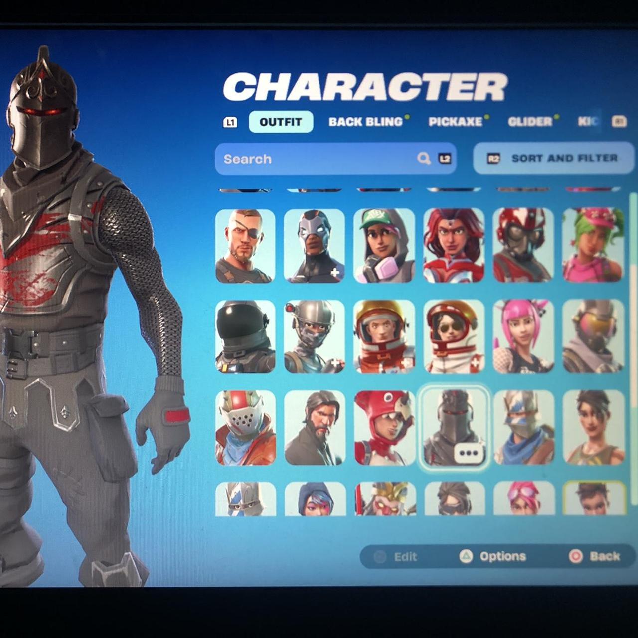 OG Fortnite Account Black night Ac/dc pickaxe plus... | Depop