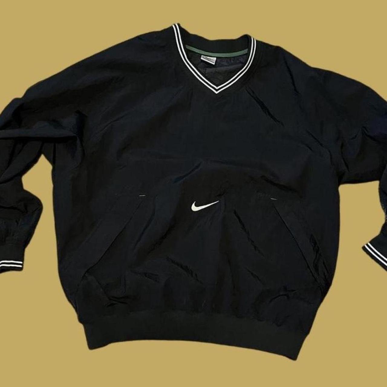  vintage nike crewneck windbreaker size l but fits depop