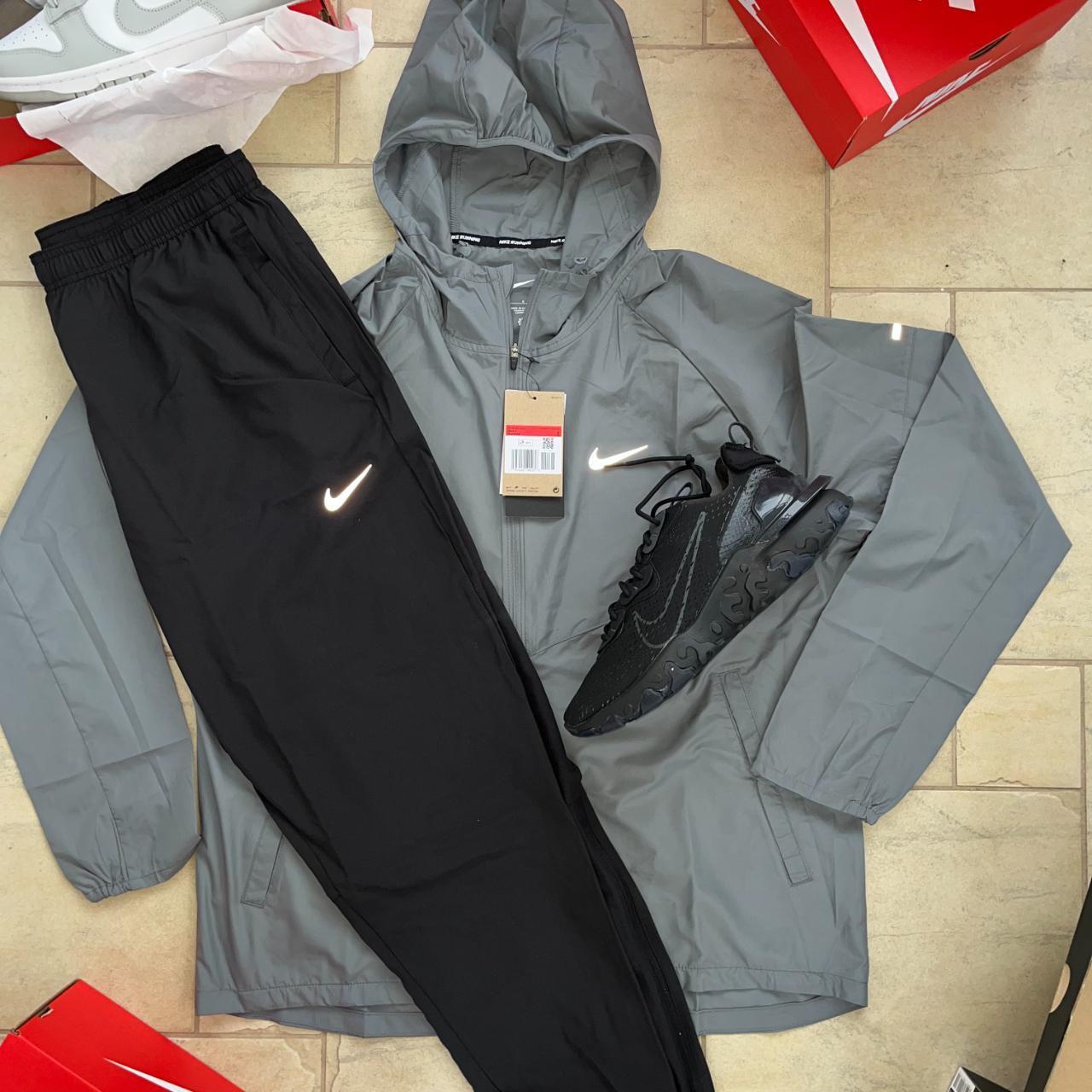 Nike Repel Miler Tracksuit Grey/Black Nike Mix &... Depop