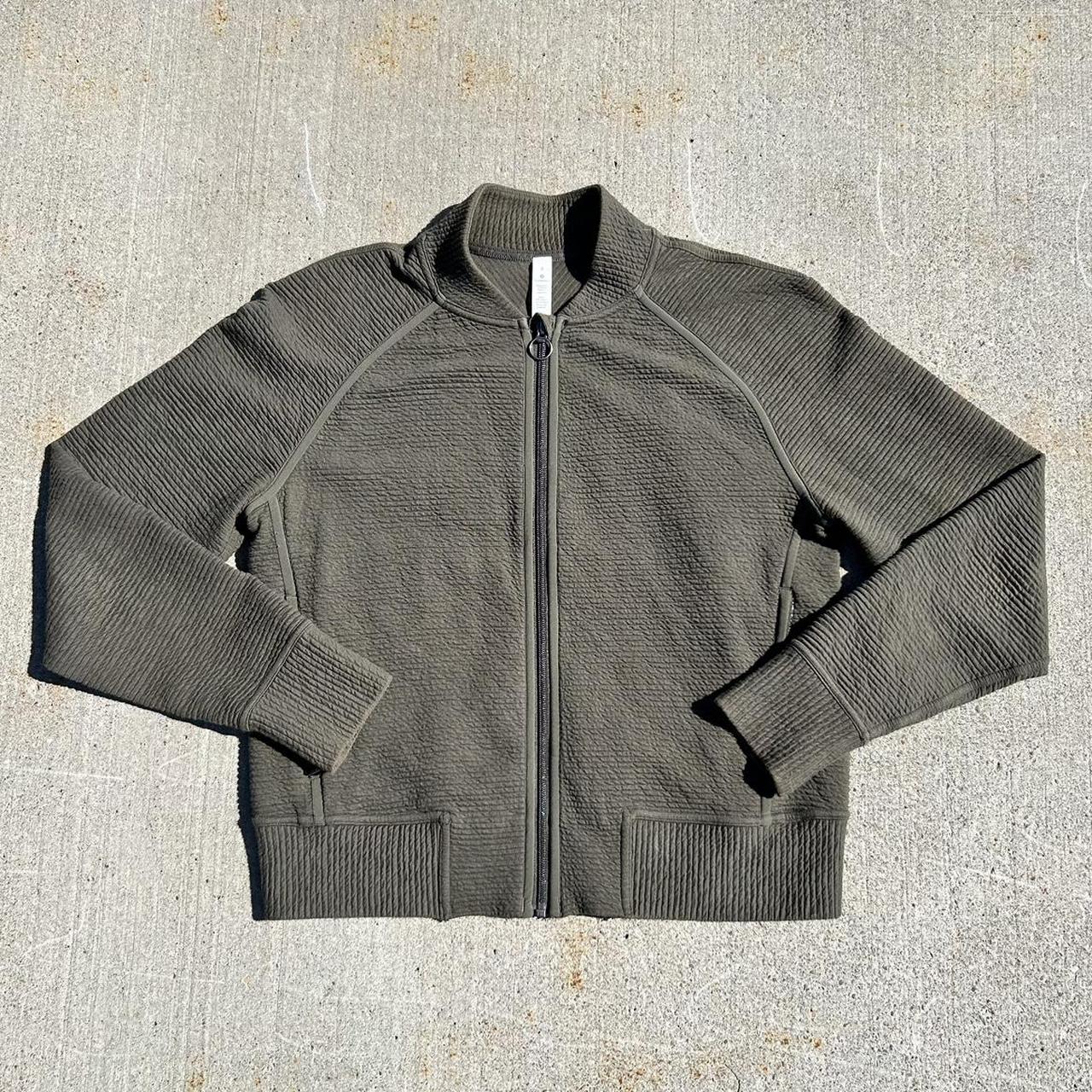 Lululemon hotsell On Repeat Bomber in Dark Olive