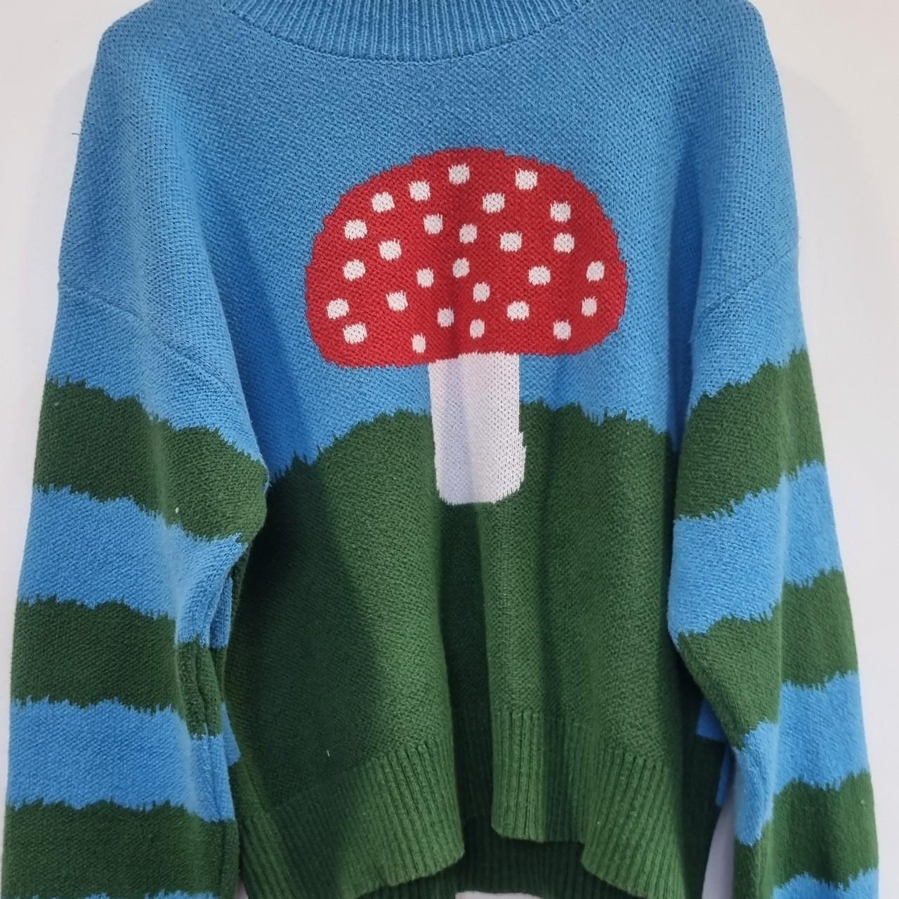 Zara Mushroom Wool Jumper Size M (10/12) Excellent... Depop