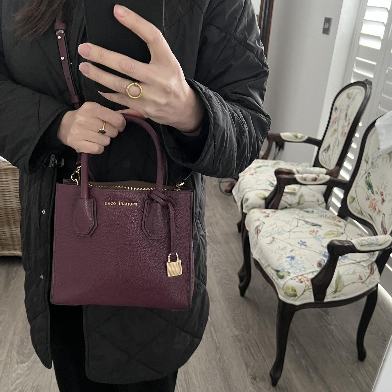 Michael kors burgundy purse on sale