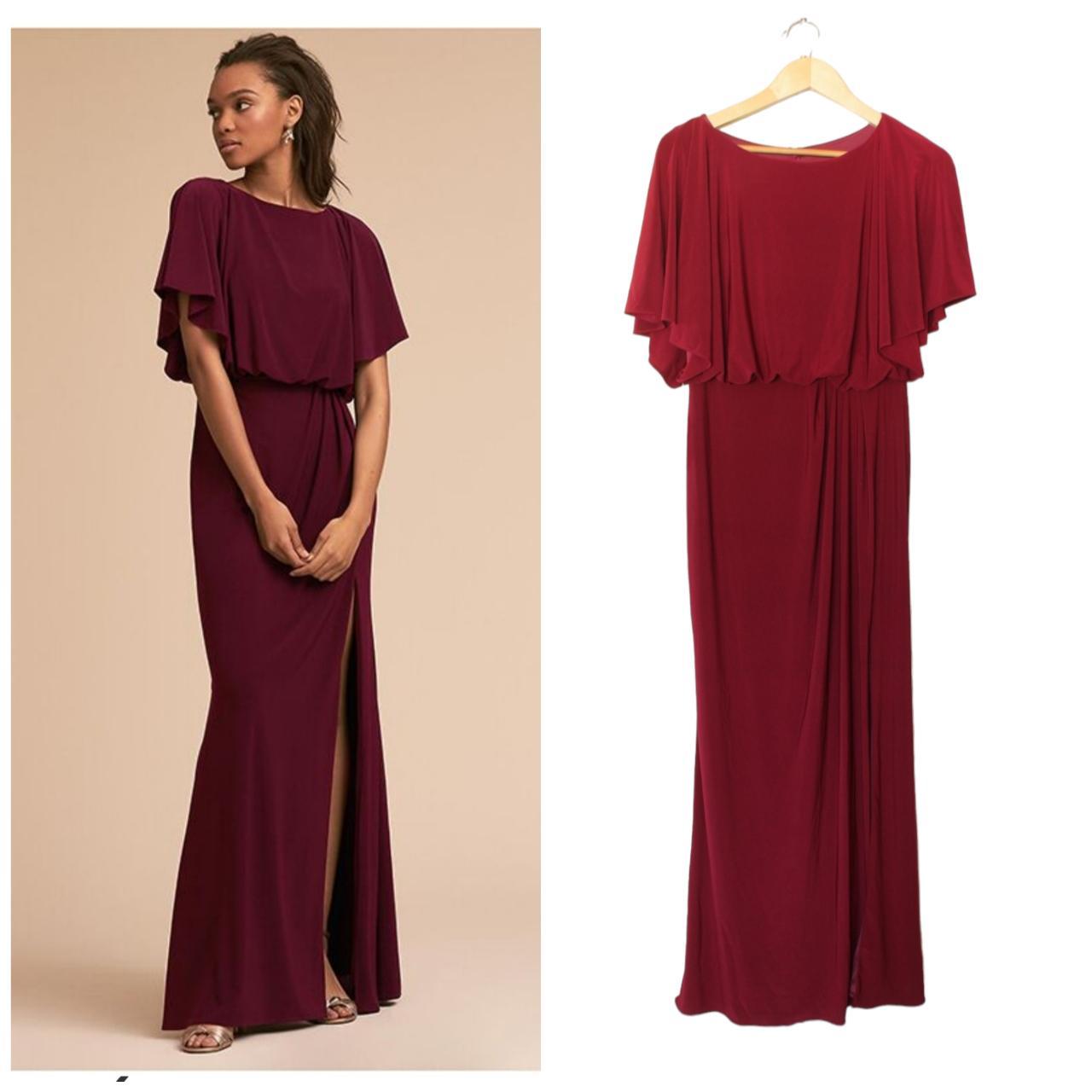 Bhldn burgundy dress best sale