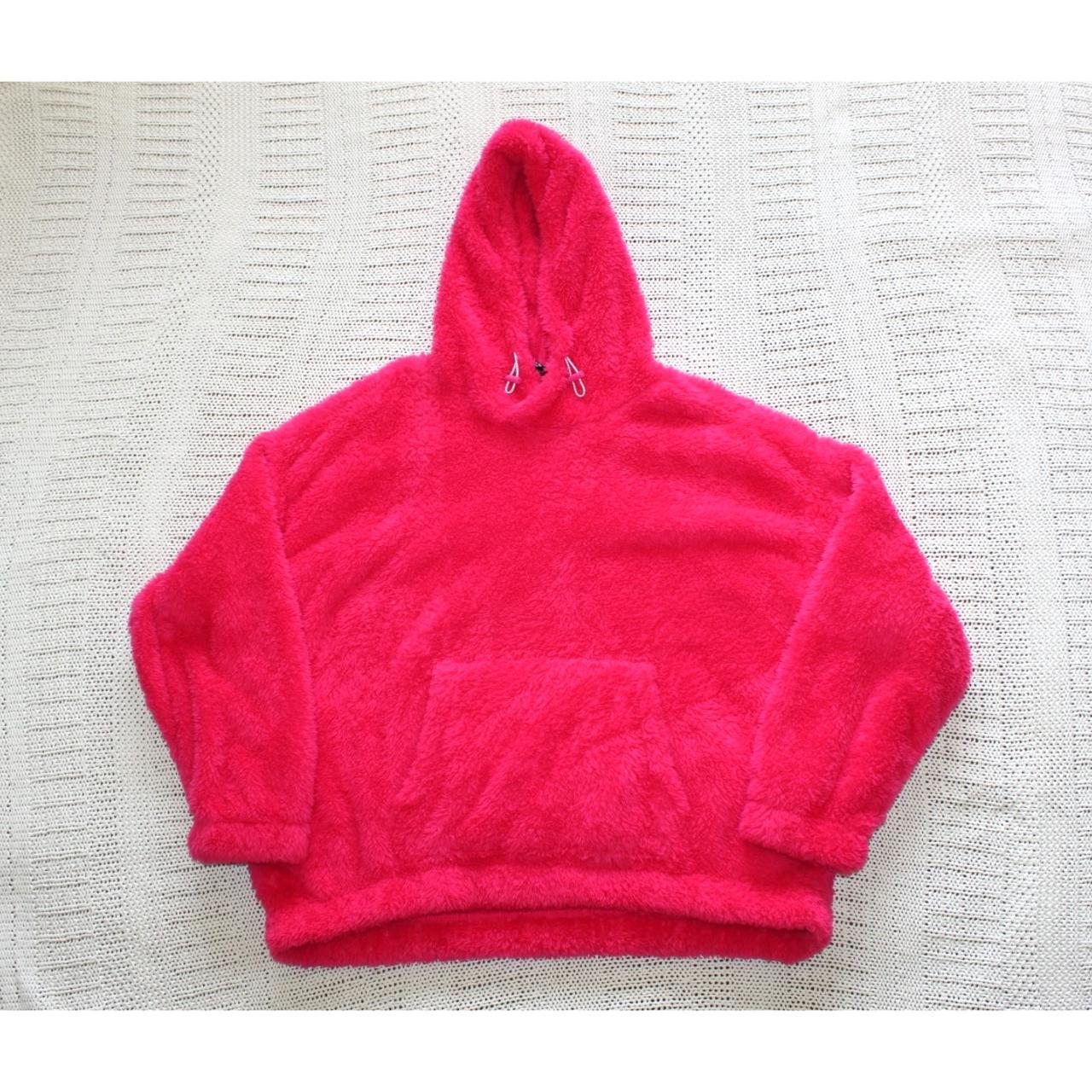 Athletic Works Women s Sherpa Pullover Pink Hoodie. Depop