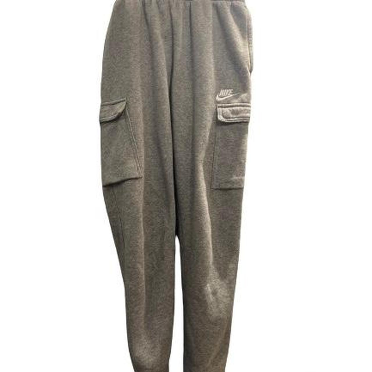 mens grey nike cargo joggers