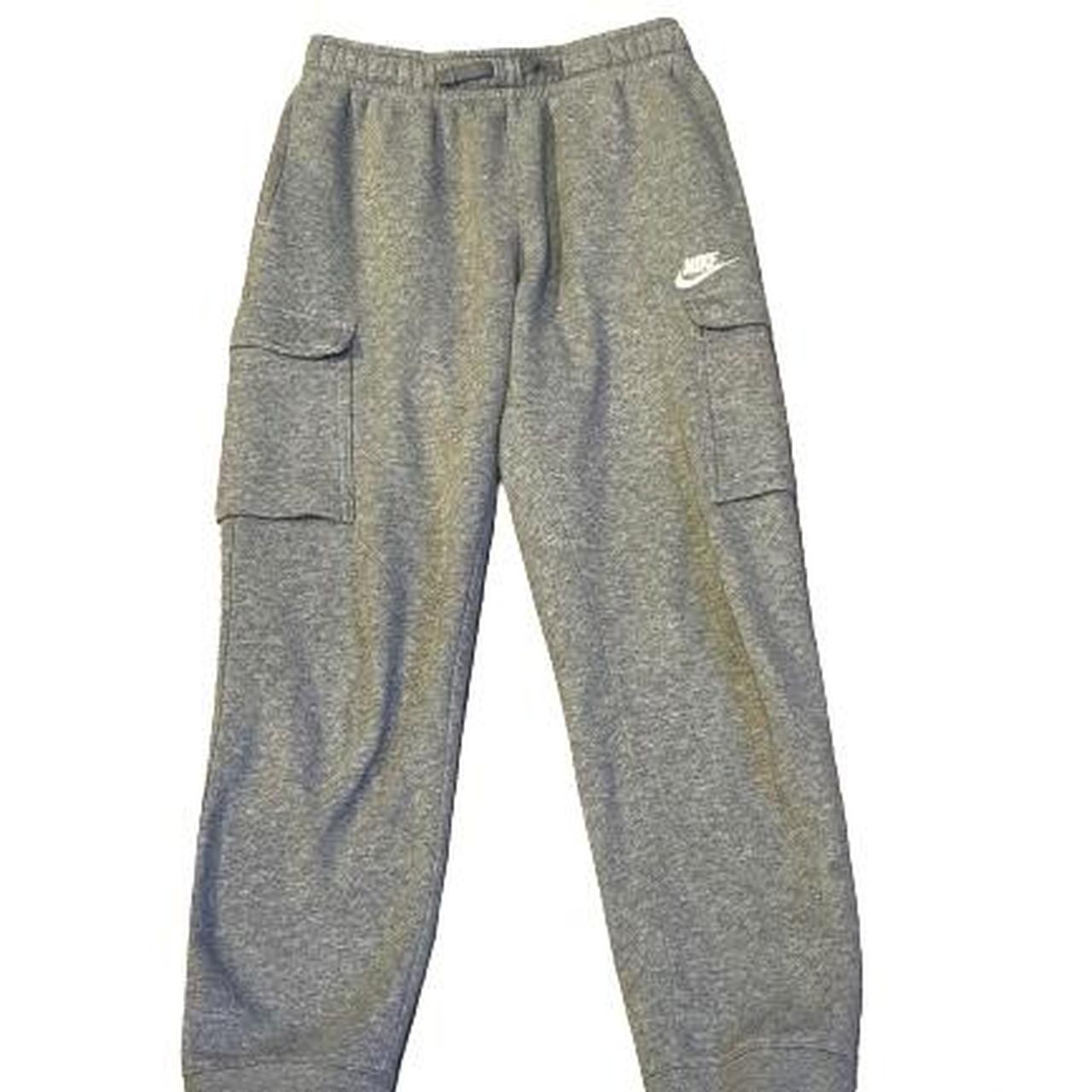 mens grey nike cargo joggers