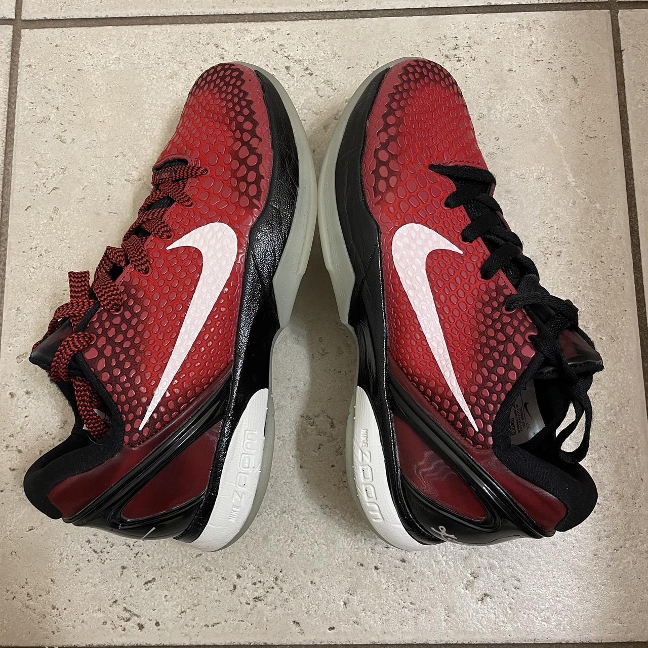 Nike Men's Sneakers - Black/Red - US 7 – Nike Kob… - image 5