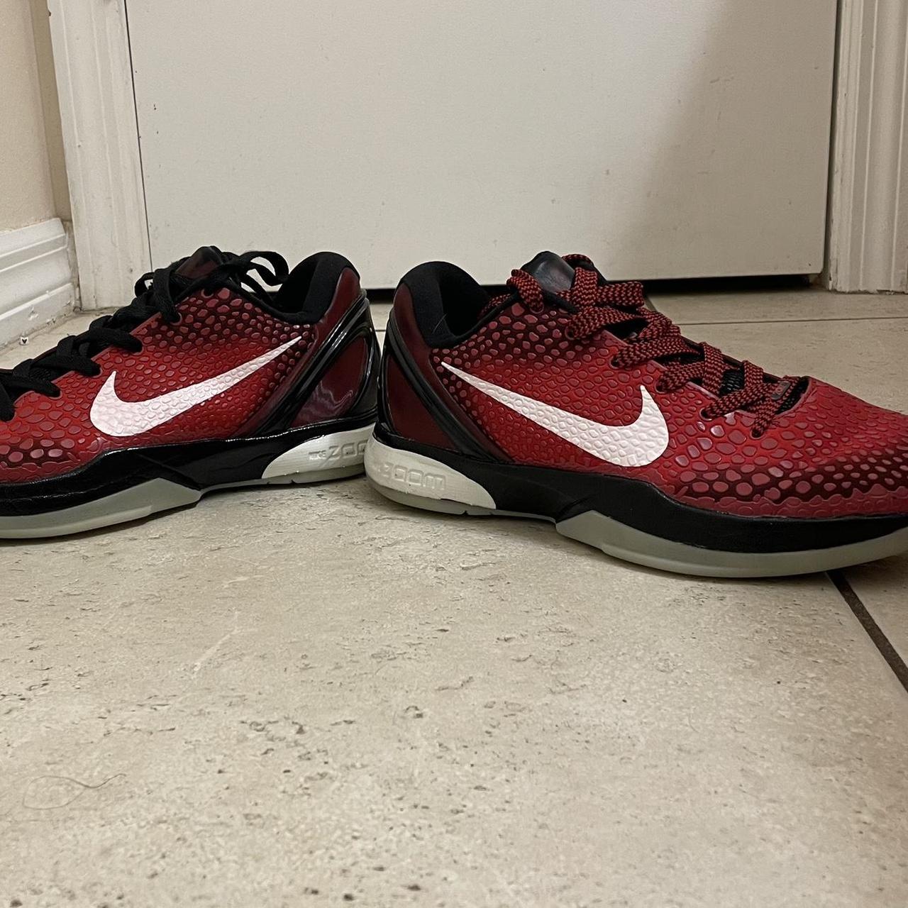 Nike Men's Sneakers - Black/Red - US 7 – Nike Kob… - image 8