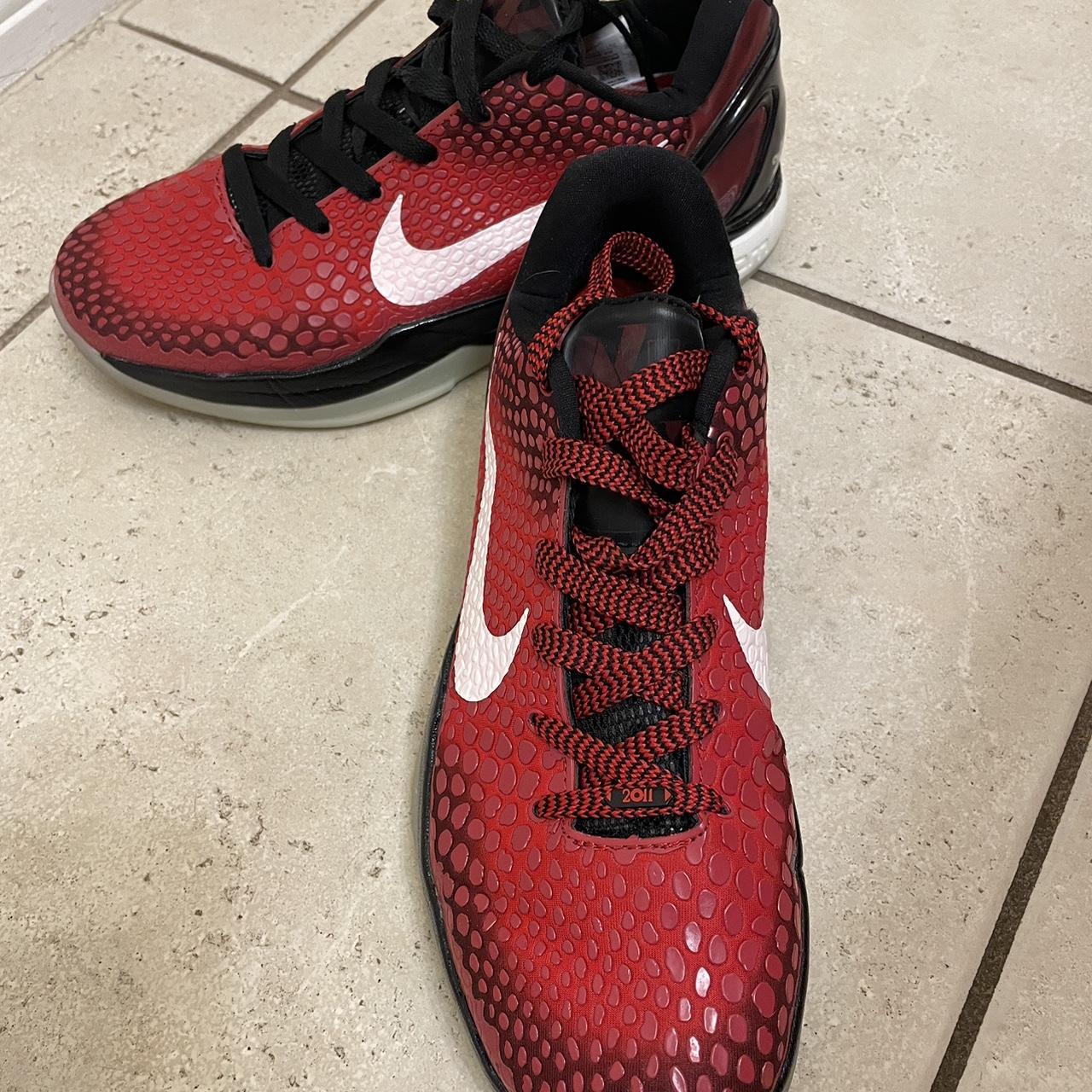 Nike Men's Sneakers - Black/Red - US 7 – Nike Kob… - image 4