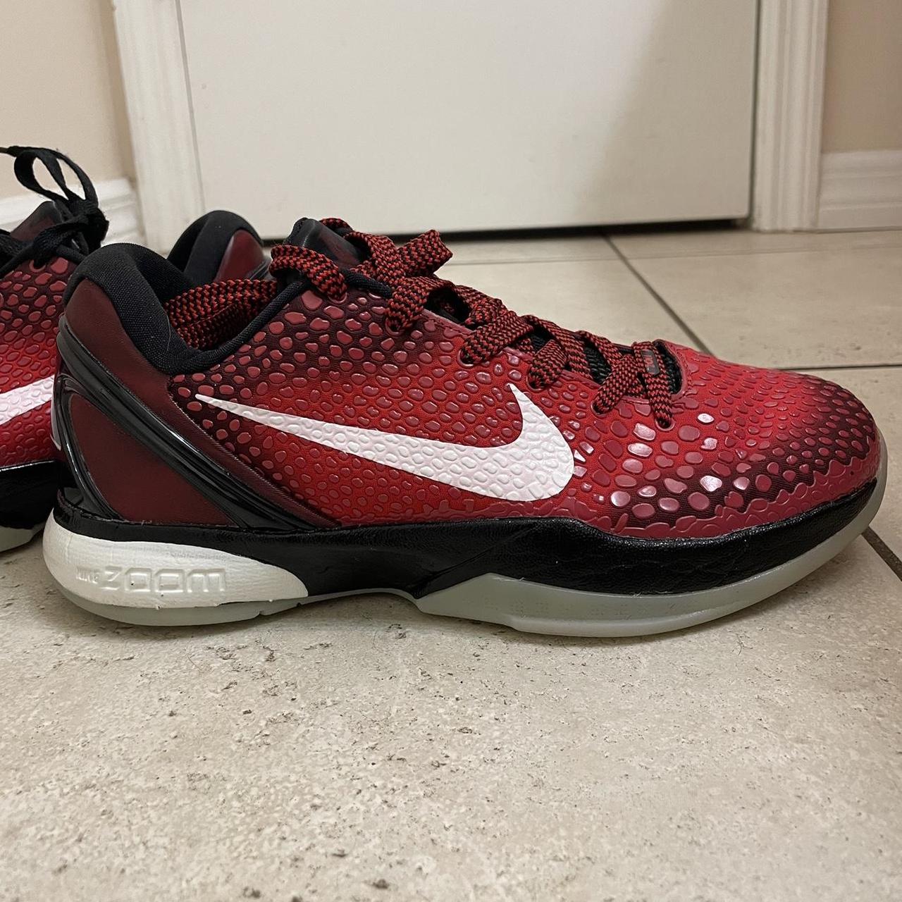 Nike Men's Sneakers - Black/Red - US 7 – Nike Kob… - image 6