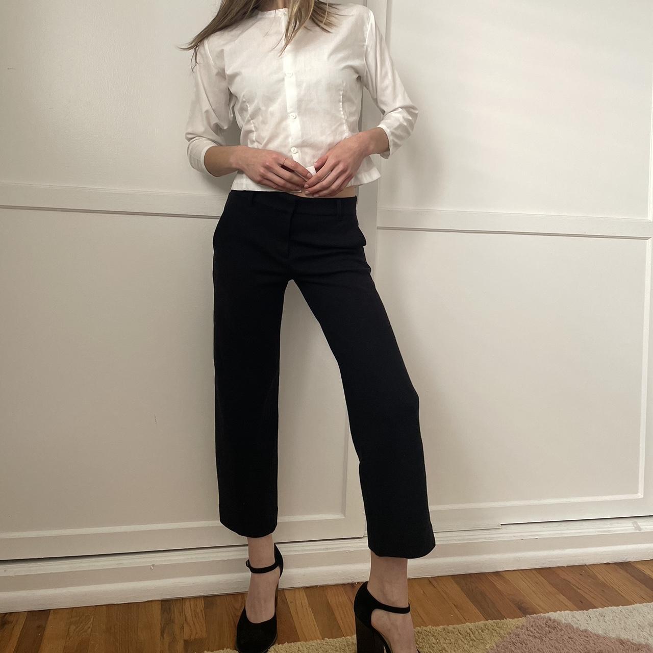 Zara capri pants Size medium 80% lyocell 20% - Depop