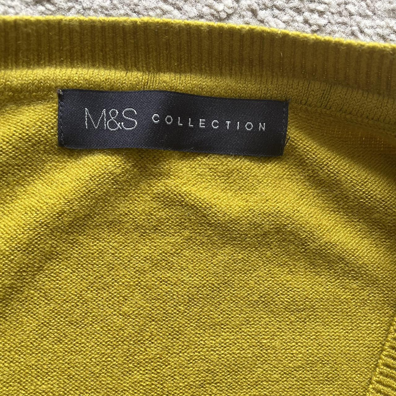 M and s mustard jumper hotsell